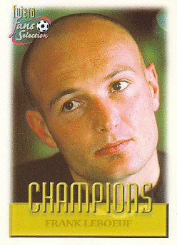 Frank Leboeuf Chelsea 1999 Futera Fans' Selection #86